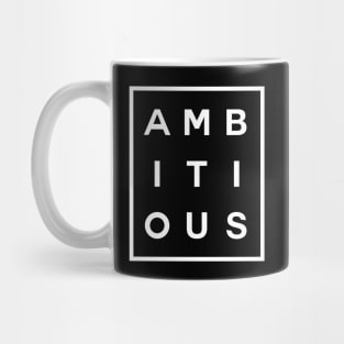 Ambitious Boxed (White) Mug